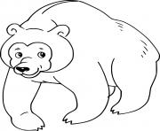 Cartoon Brown Bear