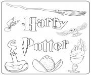 Printable Harry Potter images coloring pages