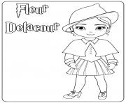 Printable Fleur Delacour coloring pages