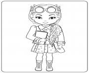 Printable Luna Lovegood 2 coloring pages