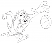 Printable Tasmanian Devil coloring pages