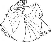 Princess Aurora Dancing Happily