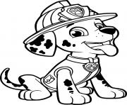 Naughty Marshall from Paw Patrol