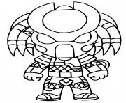 Printable predator skin coloring pages