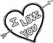 I Love You on a Heart