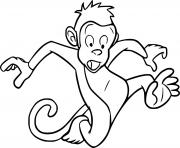 Cartoon Monkey Running