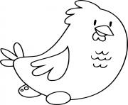 Cartoon Funny Chick