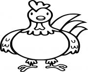 Cute Cartoon Chicken