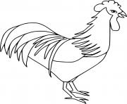 Simple Beautiful Rooster